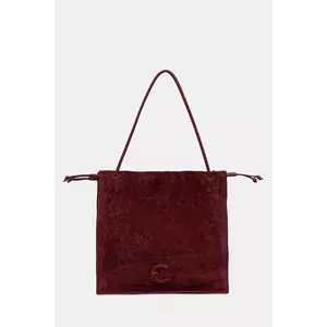 Coccinelle geanta de mână din piele întoarsă COCCINELLEDULSE SUEDE culoarea bej, E1 SS6 11 01 01 imagine