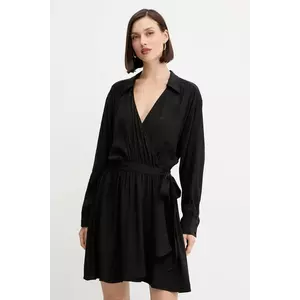 BOSS Orange rochie culoarea negru, mini, evazați, 50544025 imagine