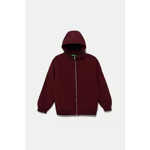 United Colors of Benetton geacă copii culoarea bordo, 2IGGCN06J imagine
