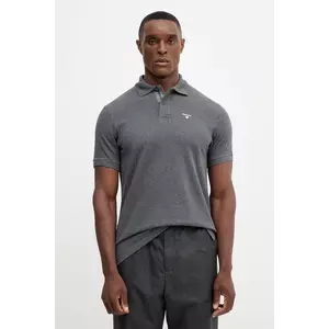 Barbour polo de bumbac Tartan Pique Polo culoarea verde, cu imprimeu, MML0012 imagine