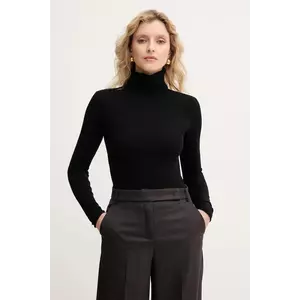 MAX&Co. pulover culoarea bleumarin, light, cu guler, 2518361054200 imagine