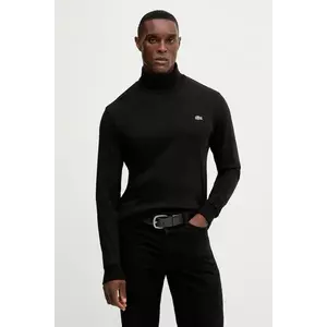 Lacoste longsleeve din bumbac culoarea bleumarin, uni, UH2828 imagine