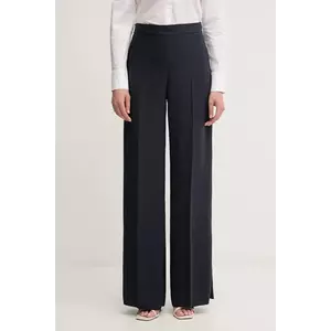 MAX&Co. pantaloni culoarea negru, drept, high waist, 2418131034200 imagine
