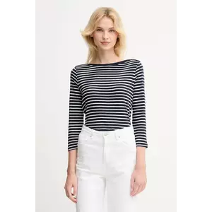 United Colors of Benetton longsleeve din bumbac culoarea galben, 30YSD109W imagine