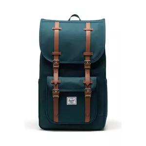 Herschel rucsac Little America™ culoarea verde, mare, neted, 11390-06551-OS imagine
