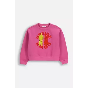 Coccodrillo bluză copii culoarea roz, cu imprimeu, ACADEMY GIRL KIDS imagine