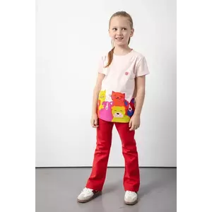 Coccodrillo tricou copii culoarea roz, ACADEMY GIRL KIDS imagine