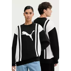Puma pulover culoarea negru, 632294 imagine