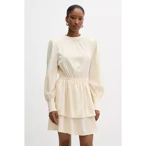 Silvian Heach rochie FAYIUM culoarea bej, mini, evazati, GPA25322VE imagine