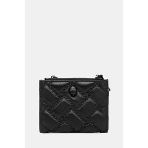 Kurt Geiger London portofel de piele MINI PURSE KENSINGTON culoarea negru, 648500109 imagine