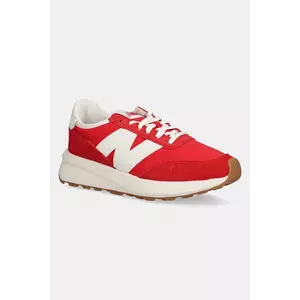 New Balance sneakers 370 culoarea roșu, U370VD imagine