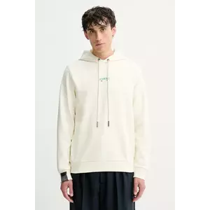 Iceberg bluză culoarea bej, cu glugă, cu imprimeu, E045 6317 imagine