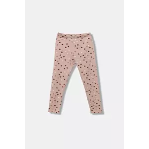 United Colors of Benetton leggins copii culoarea roz, cu imprimeu, 3UJJGF04X imagine