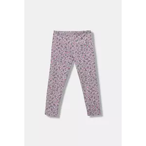 United Colors of Benetton leggins copii culoarea violet, cu imprimeu, 3UJJGF04X imagine