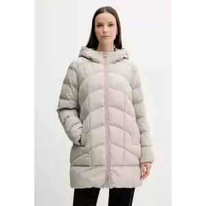 Geox geacă ANYLLA culoarea bej, de iarnă, oversize, W4628Q T3144 imagine