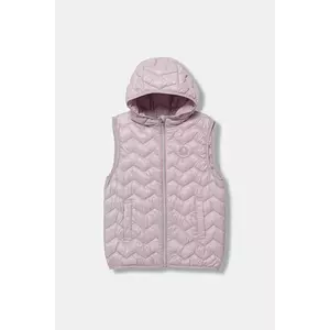 United Colors of Benetton vestă copii culoarea violet, 21INCJ00Q imagine