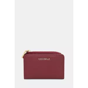 Coccinelle portofel de piele culoarea violet, E2 MW5 17 01 01 imagine