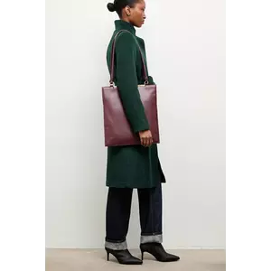 Answear Lab palton de lana culoarea verde, de tranzitie imagine