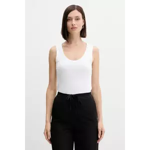 United Colors of Benetton top din bumbac culoarea gri, 3GA2DH010 imagine