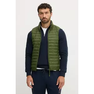 United Colors of Benetton vestă culoarea bleumarin, de tranziție, 2TWDUJ00P imagine