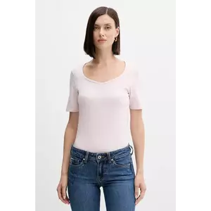 United Colors of Benetton tricou culoarea galben, 3FJHD401P imagine