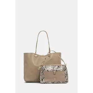 U.S. Polo Assn. poșetă cu două fețe Axtell Reversible culoarea maro, BIU4A8904WVP imagine