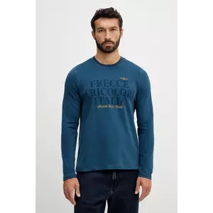 Aeronautica Militare longsleeve din bumbac cu imprimeu, TS2469UJ00703 imagine