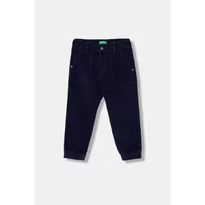 United Colors of Benetton pantaloni copii culoarea bleumarin, uni, 4AD5GE021 imagine