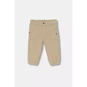 United Colors of Benetton pantaloni copii culoarea bej, uni, 4AD5GE021 imagine