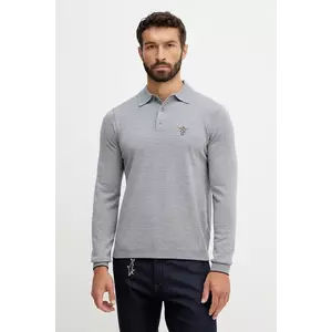 Aeronautica Militare pulover de lână culoarea gri, light, MA1607UL00415 imagine