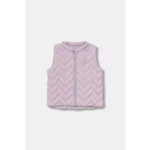 United Colors of Benetton vestă pentru bebeluși culoarea violet, 2WU0AJ005 imagine