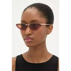 Bottega Veneta ochelari de soare culoarea roșu, BV1346S imagine