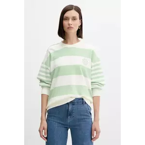 United Colors of Benetton bluză culoarea verde, cu model, 3Y04D10AM imagine