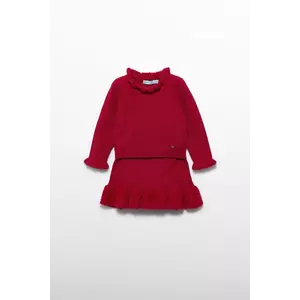 Abel&Lula compleu bebe culoarea rosu, 5513 imagine