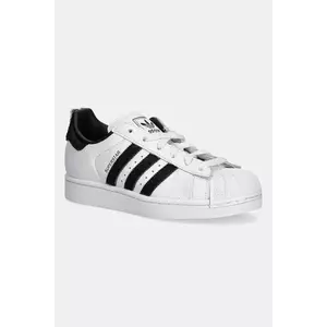 adidas Originals sneakers din piele Superstar II W culoarea alb, JH7052 imagine