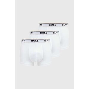BOSS boxeri 3 pack bărbați, culoarea alb 50475274 imagine