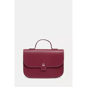 United Colors of Benetton ghiozdan copii culoarea bordo, mic, uni, 635XCY02B imagine
