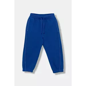 United Colors of Benetton pantaloni de trening din bumbac pentru copii uni, 3NBMGF053 imagine