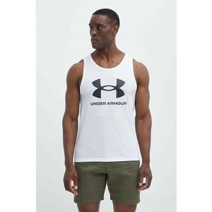 Under Armour tricou de antrenament Sportstyle culoarea alb imagine