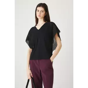 Medicine tricou reversibil din bumbac culoarea negru imagine