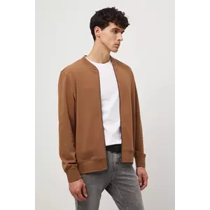 Medicine bluză culoarea maro, uni imagine