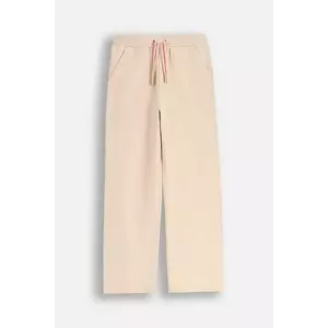 Coccodrillo pantaloni de trening pentru copii culoarea bej, uni, EVERYDAY GIRL A imagine