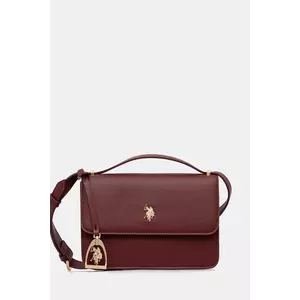 U.S. Polo Assn. poșetă Jones culoarea bordo, BIUJE8909WVP imagine