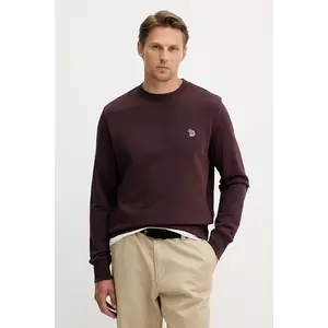 PS Paul Smith hanorac de bumbac culoarea rosu, cu imprimeu, M2R-027RZ-T21116 imagine