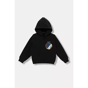 Napapijri bluză copii B-ADIGE culoarea negru, cu glugă, cu model, NP0A88ZXF0N1 imagine