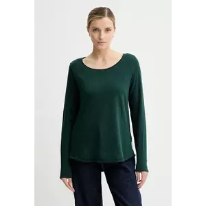 Marc O'Polo longsleeve din bumbac culoarea verde, 5000007381 imagine