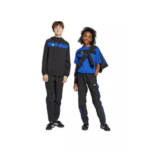 adidas Performance pantaloni de trening pentru copii culoarea negru, cu imprimeu, JX2225 imagine