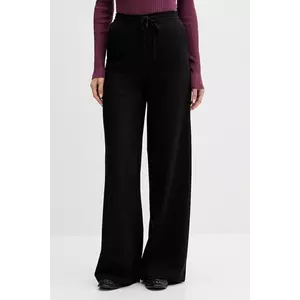 Colmar pantaloni culoarea negru, lat, high waist, 0606.2ZW imagine