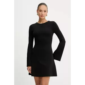 Silvian Heach rochie KOGHO culoarea negru, mini, evazati, GPA25449VE imagine