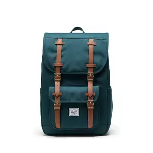 Herschel rucsac Little America™ Mid 21 L culoarea verde, mare, uni, 11391-06551-OS imagine